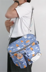 Torbica za bebi kolica plava - Slika 3