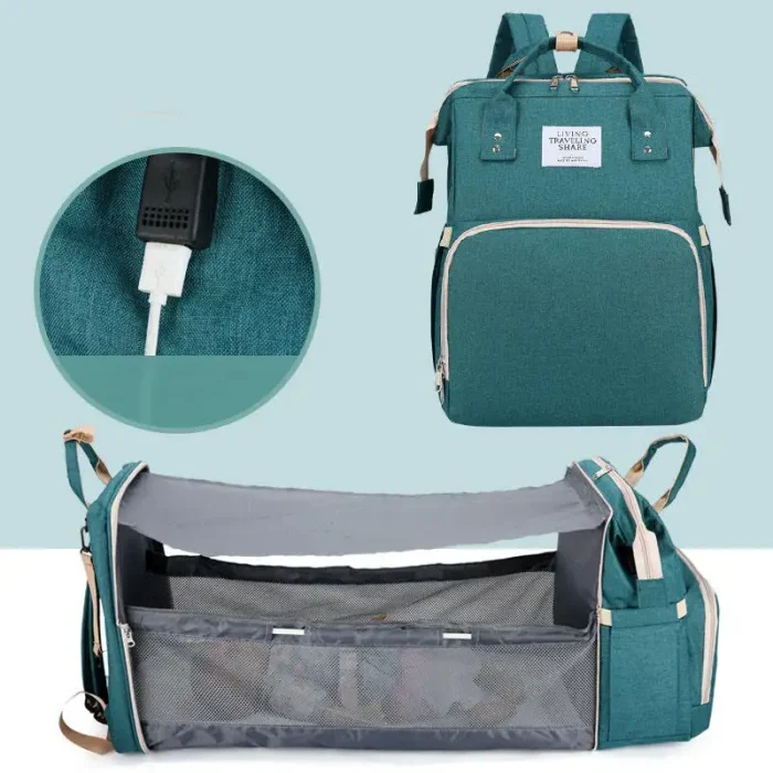 Torba za mame 300D crna - Slika 6
