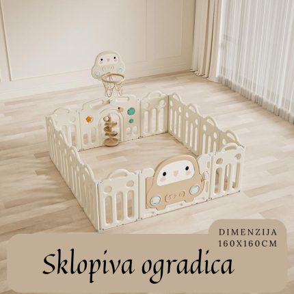 Sklopiva ogradica 160x160cm